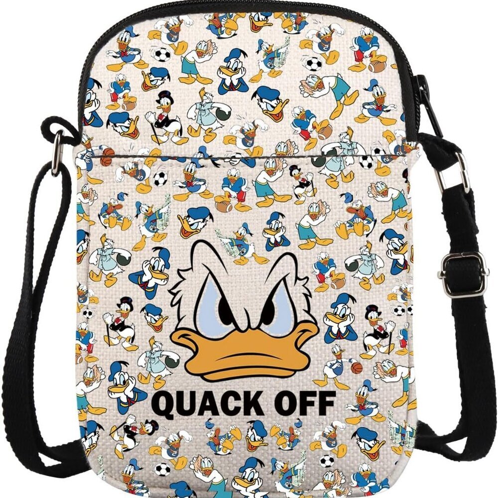 Funny Duck Lover Canvas Bag - Stylish, Durable, and Waterproof Gift for All